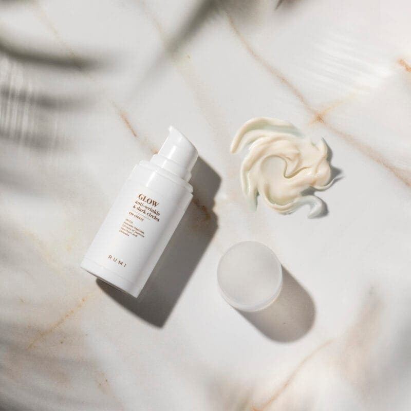 Околоочен крем против бръчки и тъмни кръгове, серия GLOW, Rumi Cosmetics
