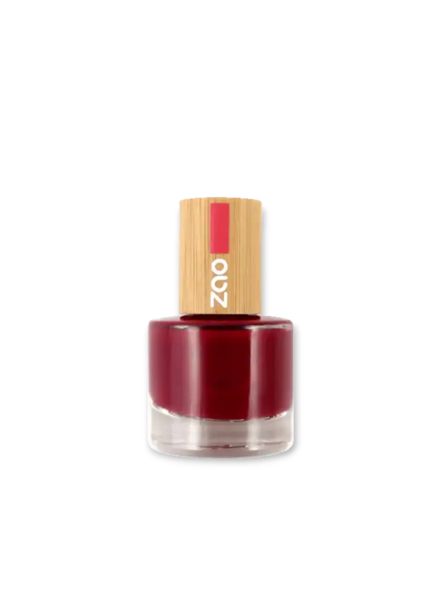 ZAO Organic Натурален лак за нокти горещо Червен 668