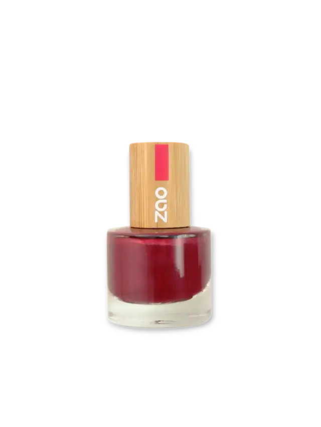 ZAO Organic Натурален лак за нокти Pearly red 674