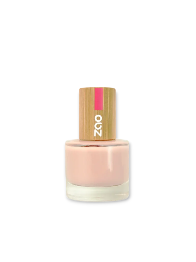 ZAO Organic Натурален лак за нокти Nude pink 675