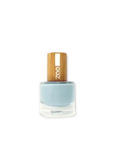 ZAO Organic Натурален лак за нокти Sugarde almond blue 682