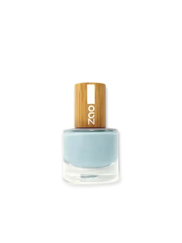 ZAO Organic Натурален лак за нокти Sugarde almond blue 682