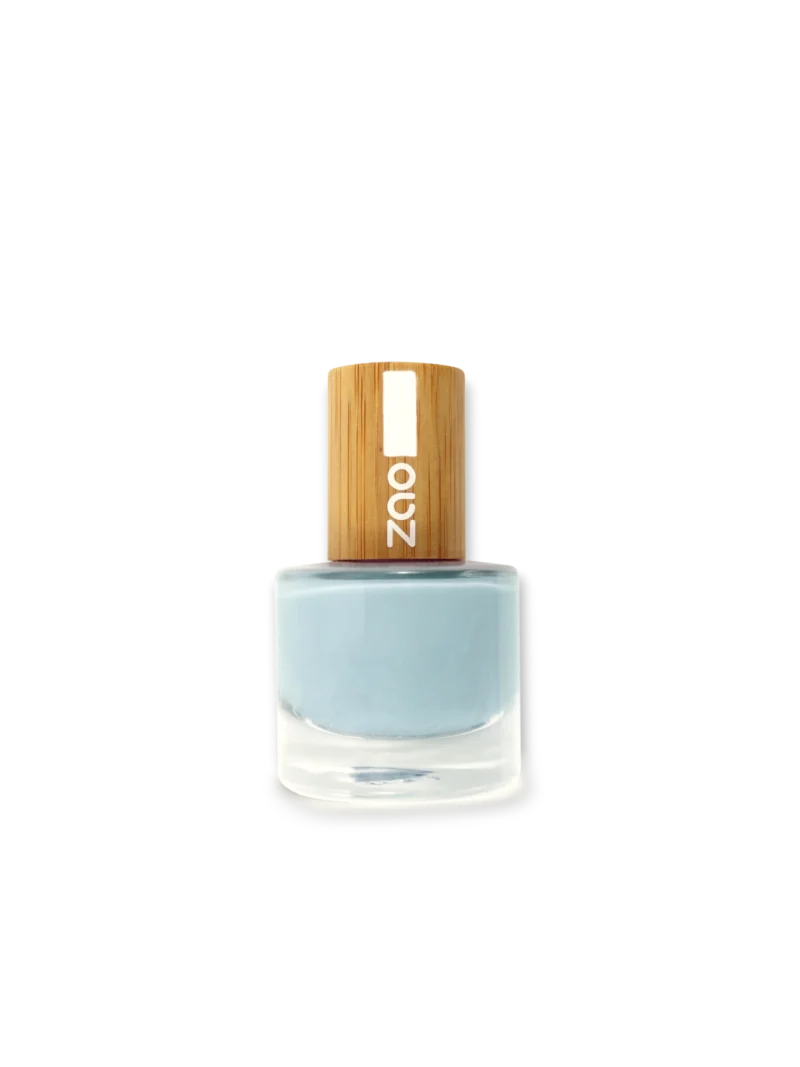 ZAO Organic Натурален лак за нокти Sugarde almond blue 682