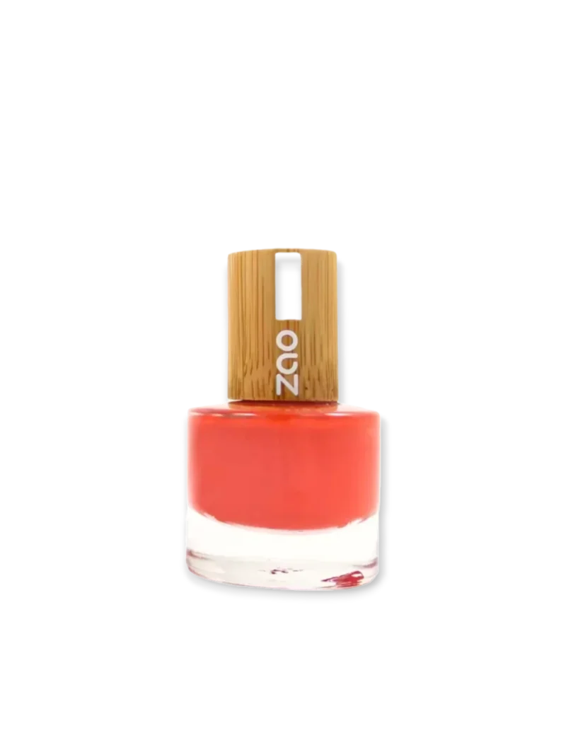 ZAO Organic Натурален лак за нокти Orange coral 683