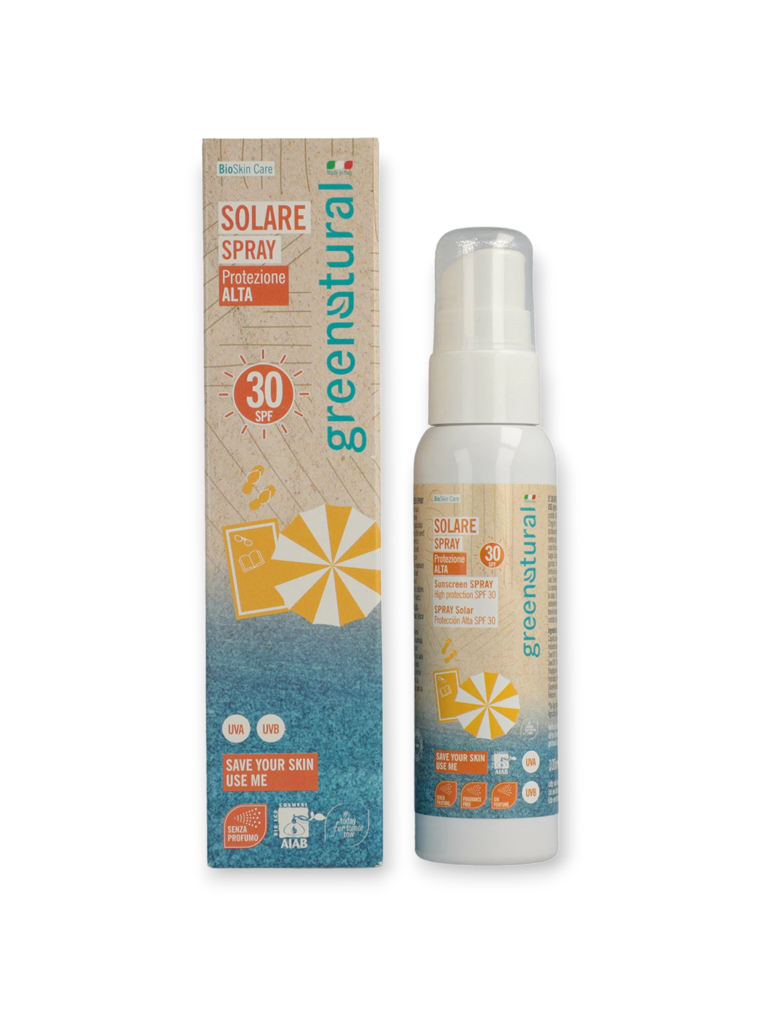 Слънцезащитен спрей SPF 30 100 мл Greennatural