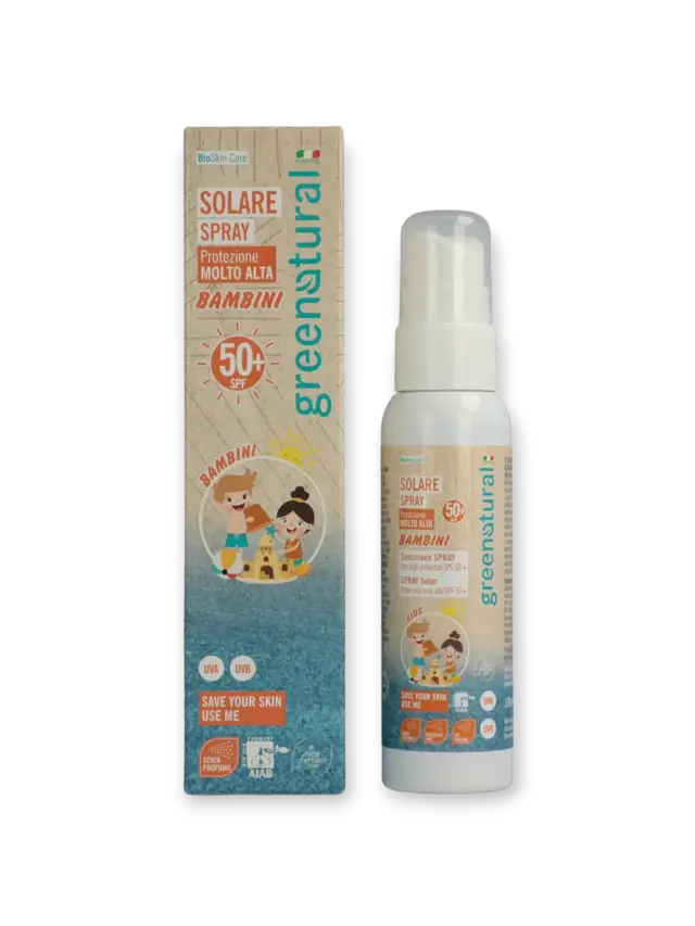 Детский солнцезащитный спрей SPF 50, 100 мл Greennatural