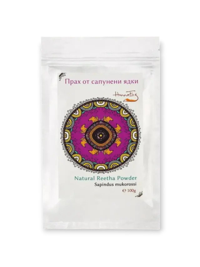 Прах от сапунени ядки 100 г HennaFox