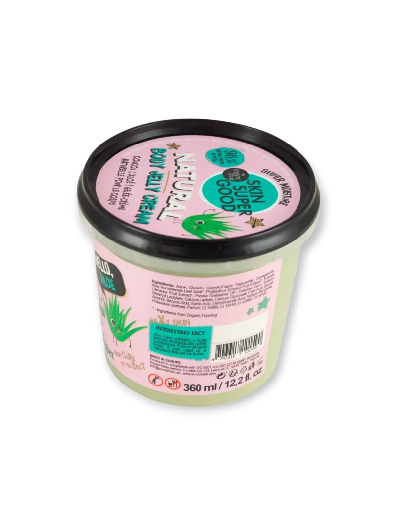 Крем за тяло Алое - овлажняващ, 360 мл, Organic Shop