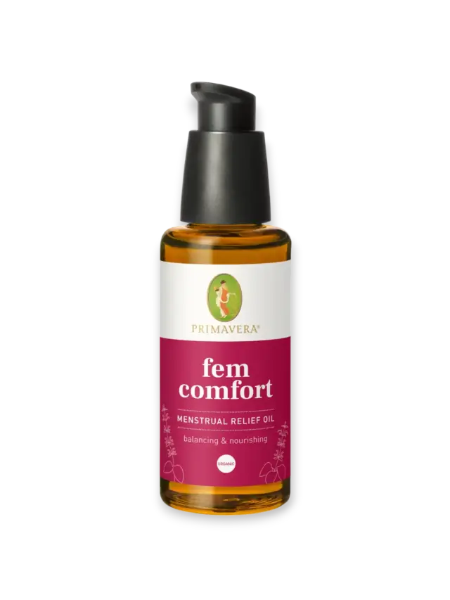 Масажно масло Менструален баланс, Fem Comfort 50 мл Primavera