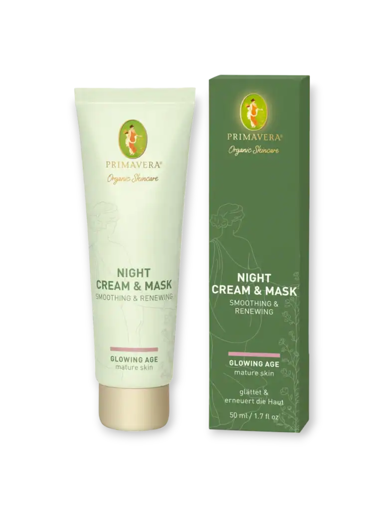 Нощен крем и маска за лице Glowing Age 50 мл Primavera