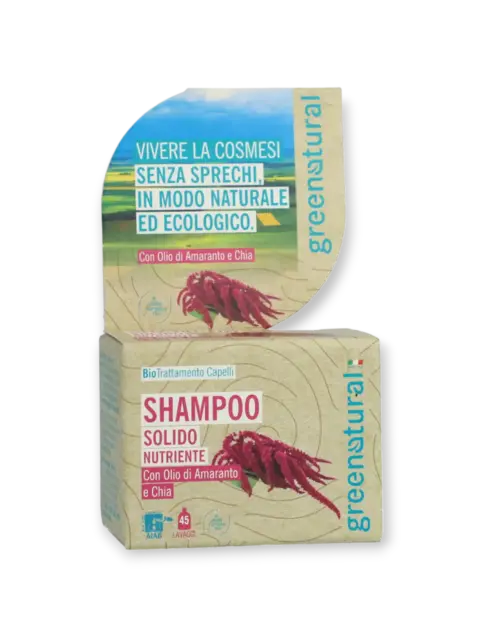 Solid nourishing shampoo, 55 g Greenatural