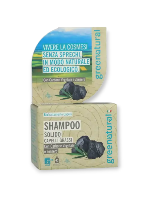 Solid shampoo for oily hair, 55 g Greenatural