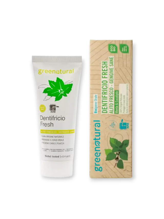 Паста за зъби Свежа мента 75 мл Greenatural