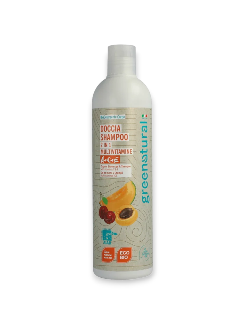 Шампоан и Душ Гел Мултивитамини A+C+E 400 мл Greenatural