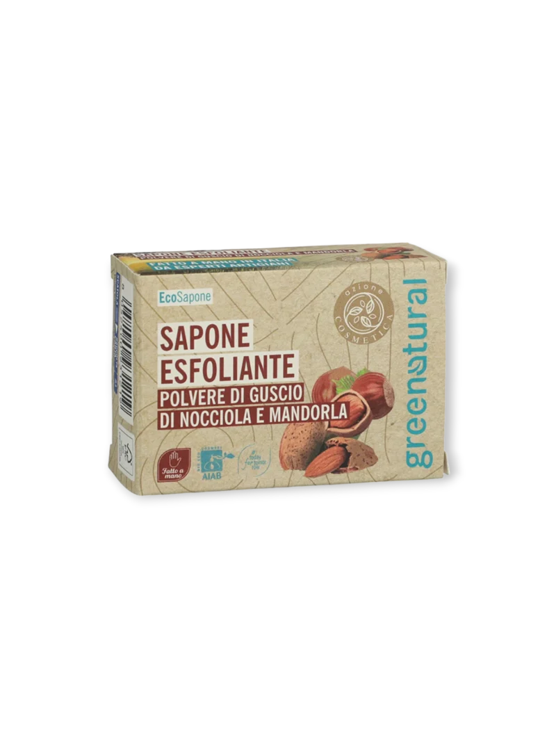 Ексфолиращ сапун Бадем и лешник, 100 г Greenatural