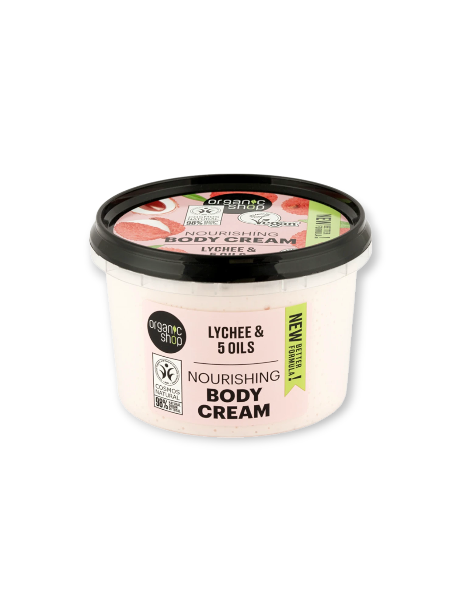 Крем за тяло Розово Личи 250 мл Organic Shop