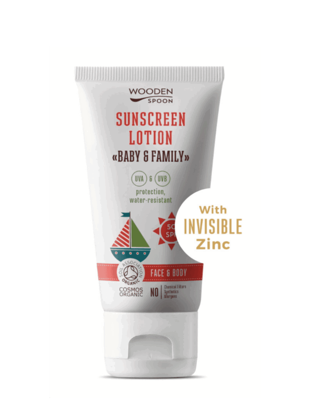 Wooden Spoon Слънцезащитен лосион BABY&FAMILY SPF 50