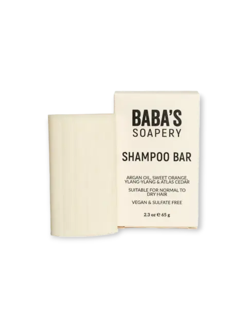 Argan Oil Solid Shampoo 65g, Baba`s Soapery