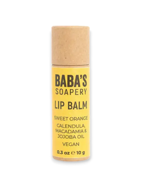 Балсам за устни със сладък портокал 10 г, Baba`s Soapery