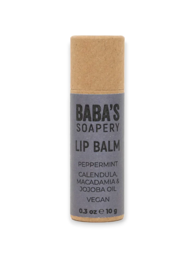 Балсам за устни с мента 10 г, Baba`s Soapery