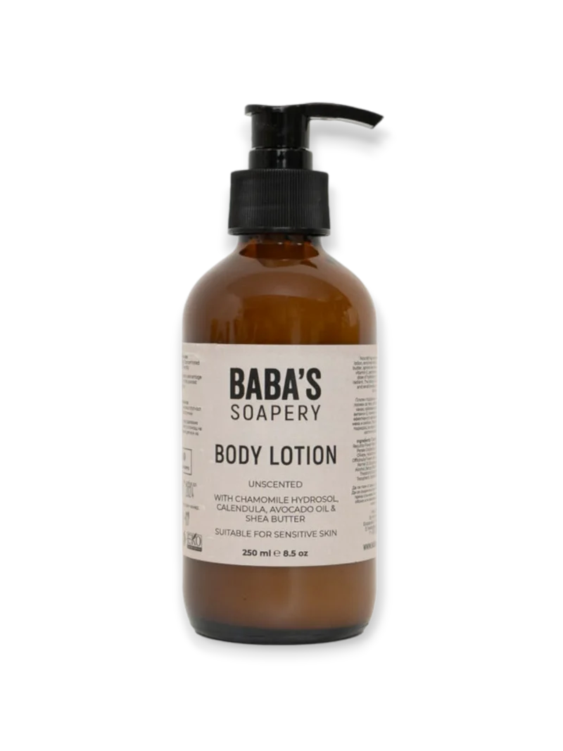 Лосион за тяло с невен за чувствителна кожа Baba`s Soapery