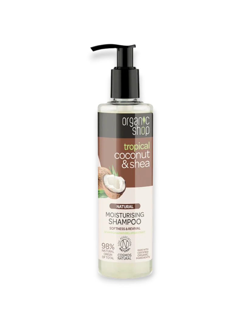 Шампоан Кокос и Карите 280 мл Organic shop