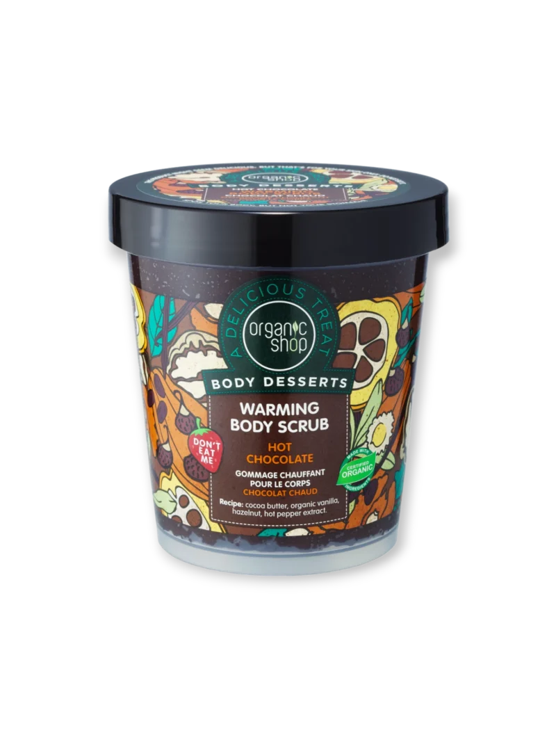 Пилинг за тяло Горещ Шоколад 450 мл Organic Shop