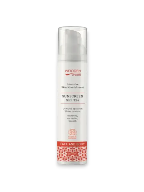 Wooden Spoon Слънцезащитен лосион за възрастни, SPF 35+ 100 мл