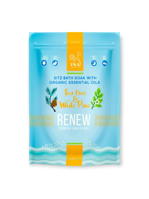 Соли для ванн Renew с чайным деревом и белой сосной InaEssentials 330 г