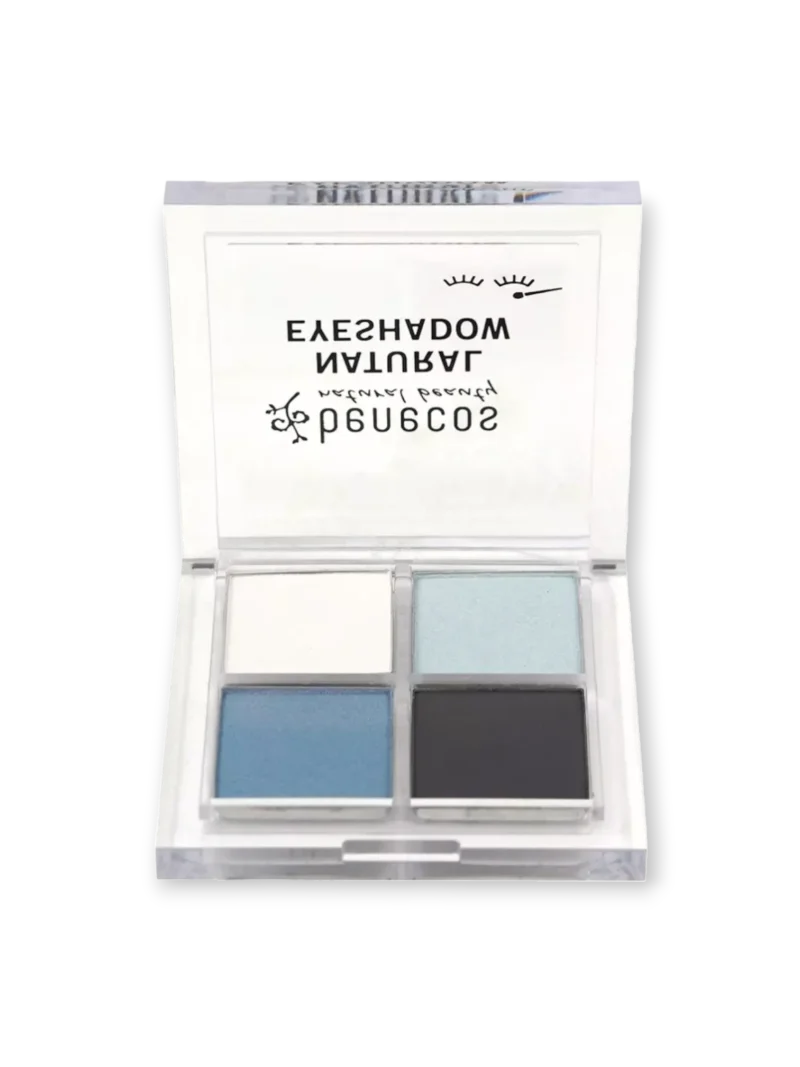 Натурални сенки за очи 4 цвята True Blue Benecos