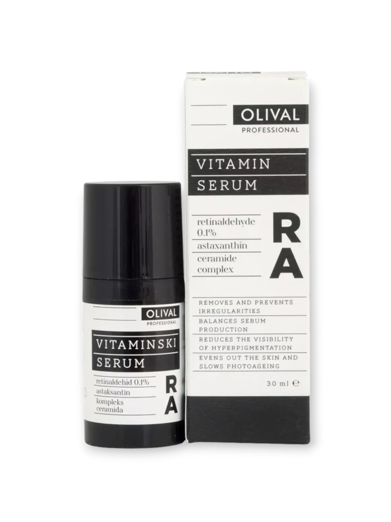 Нощен витаминен серум за лице RA, Olival, 30 мл