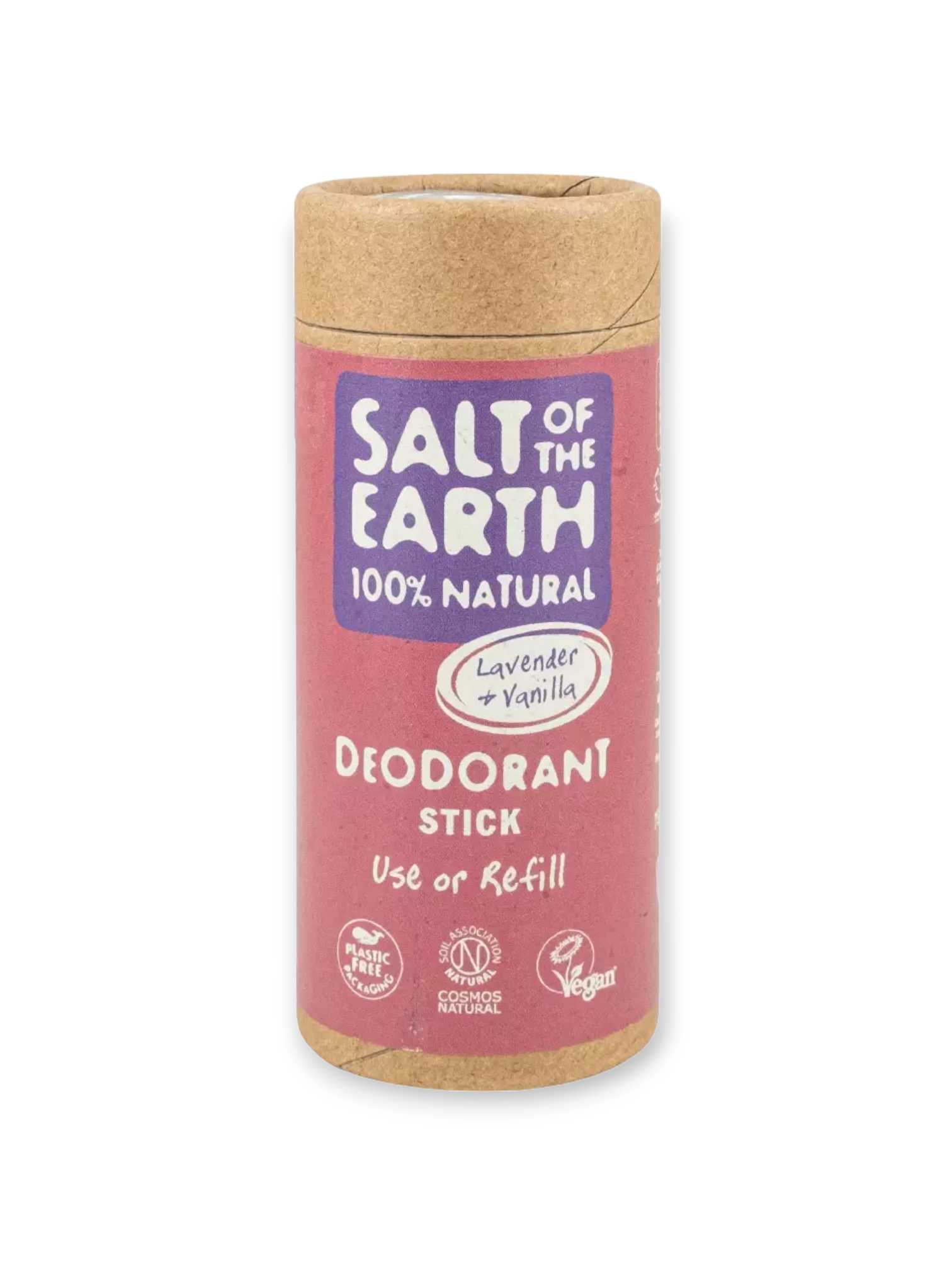 Део-стик в картонена опаковка - лавандула и ванилия, Salt of the Earth, 75 г