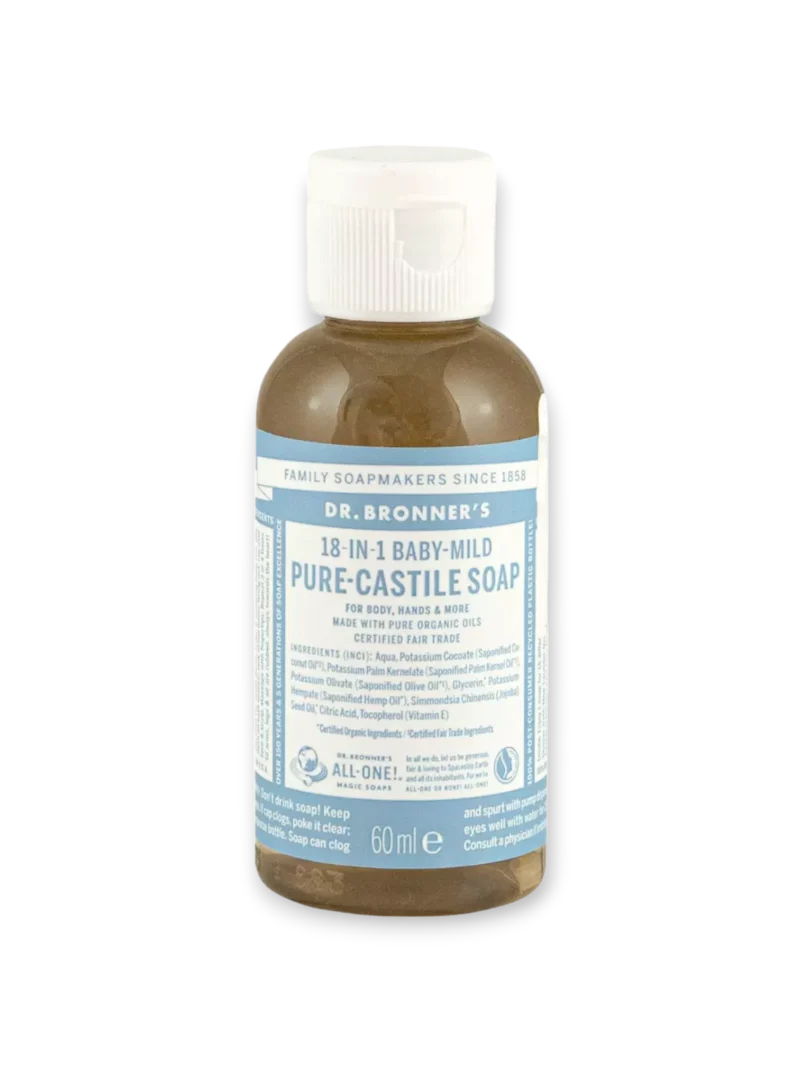 Кастилски сапун за бебета - 60/240/475 мл Dr.Bronner`s