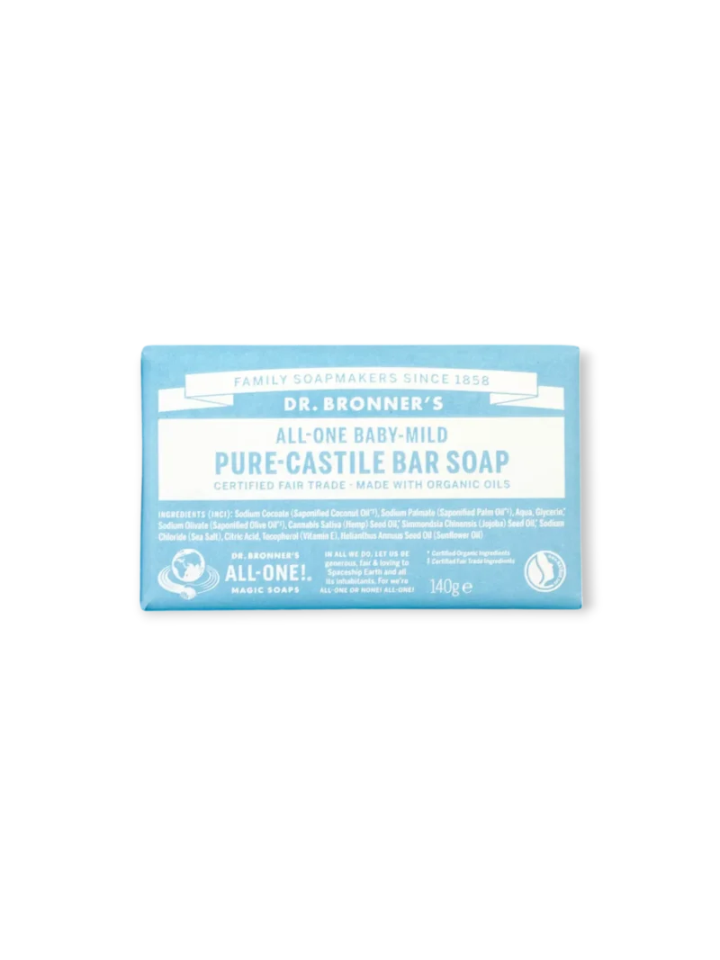 Чист кастилски сапун за Бебета 140 г Dr.Bronner`s