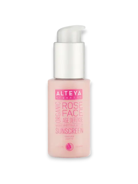Био Слънцезащитен крем за лице (SPF 30), 50 мл Alteya Organics