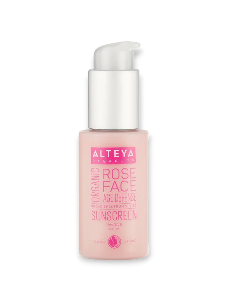 Био Слънцезащитен крем за лице (SPF 30), 50 мл Alteya Organics