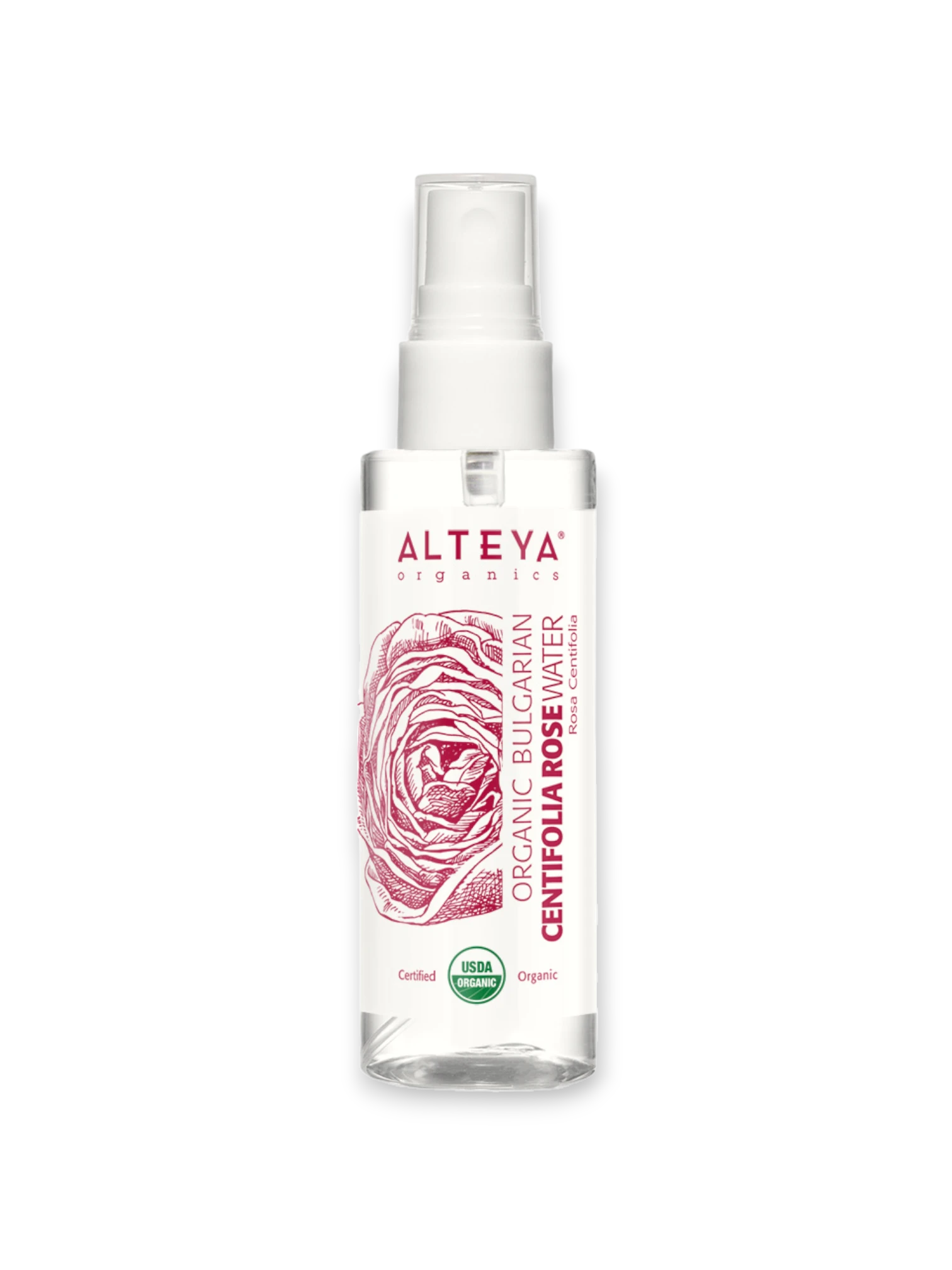 Био розова вода Роза Сентифолия 100 мл спрей Alteya Organics