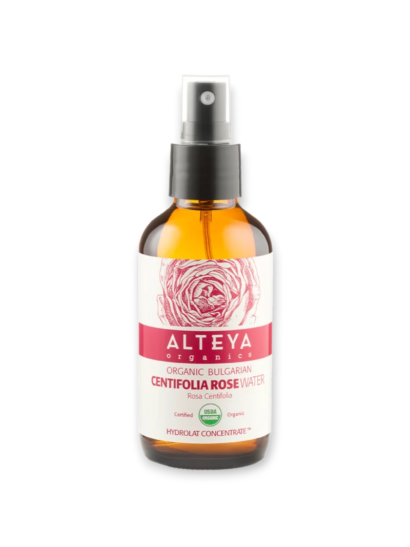 Био розова вода Роза Сентифолия 120/240 мл кафяво стъкло Alteya Organics