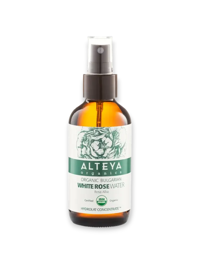 Био розова вода Роза Алба 120/240 мл кафяво стъкло Alteya Organics