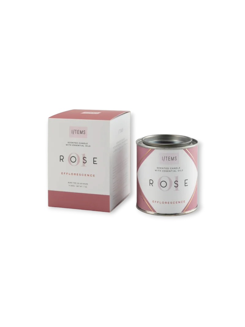 Ароматна свещ с етерични масла 01 ROSE - Image 2