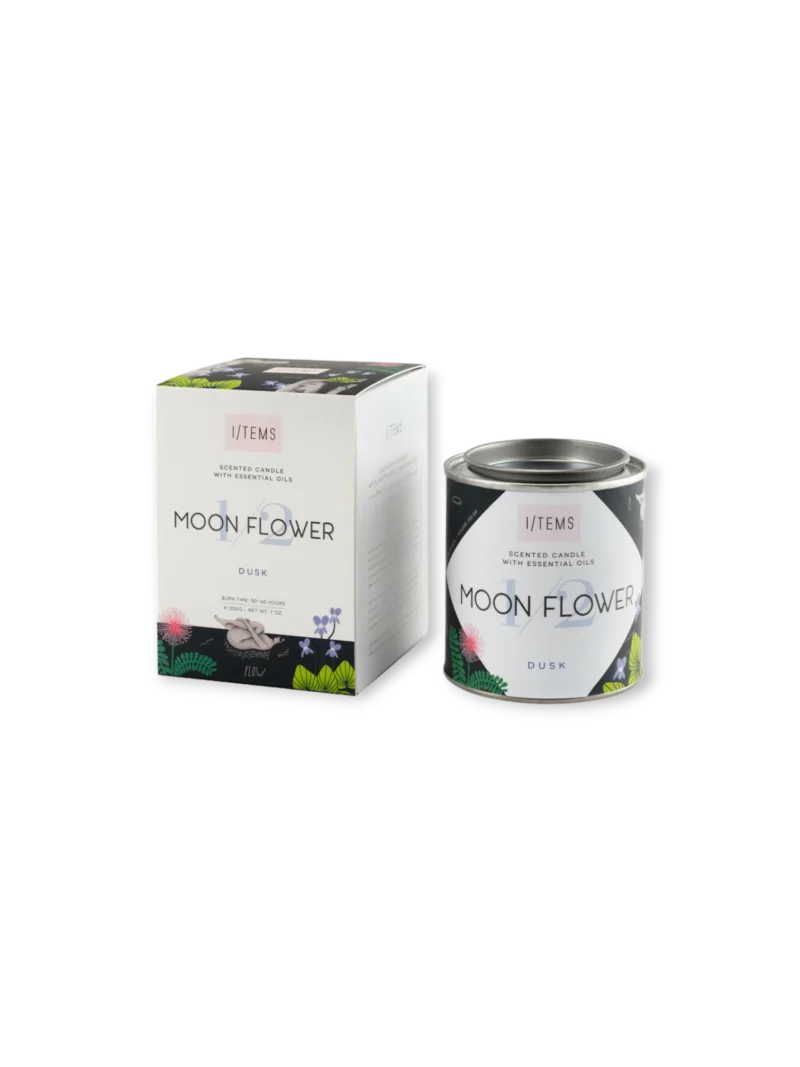 Ароматна свещ с етерични масла 1/2 MOON FLOWER - Image 2