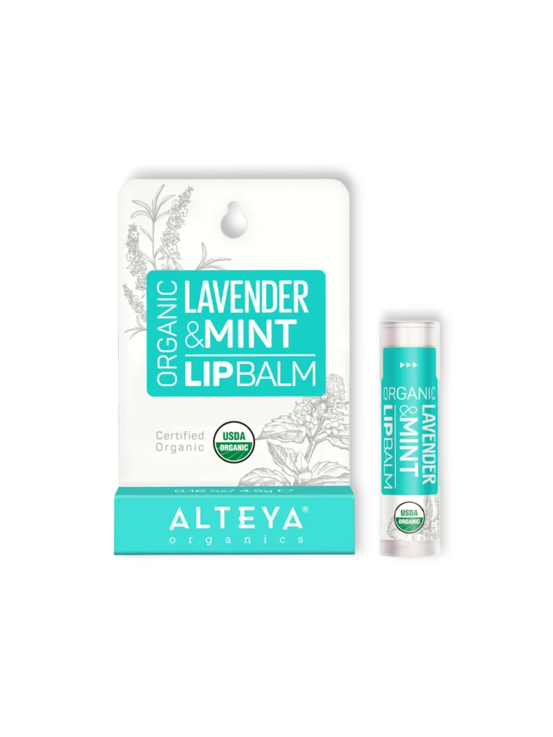 Био балсам за устни Лавандула и Мента 5 г Alteya Organics