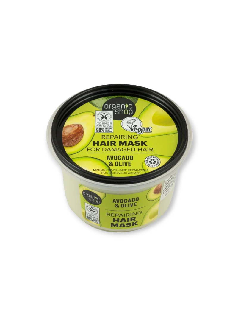 Маска за коса с авокадо и мед 250мл-Organic Shop