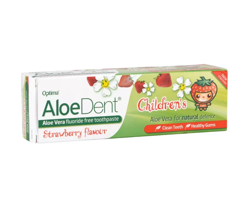 Детска паста за зъби Ягода, Aloe Dent, 50 мл