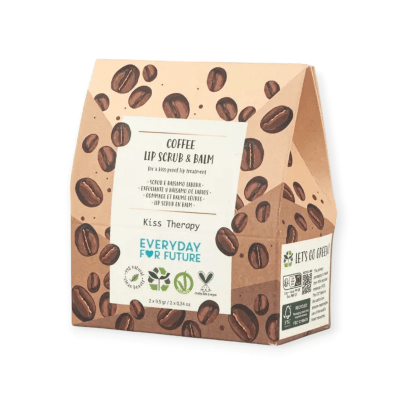 Комплект за устни с кафе Wondermoka, Everyday for future, 1 бр