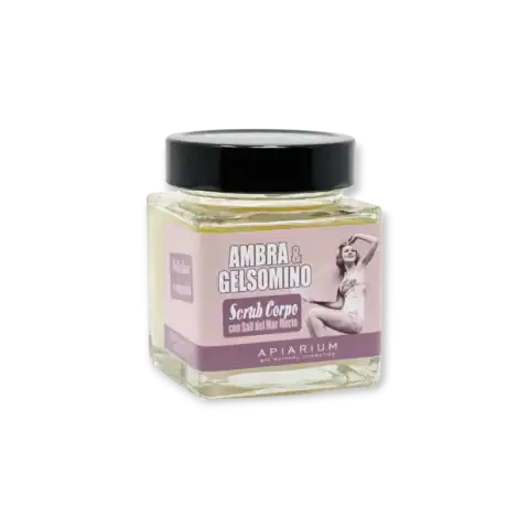 Organic Body Scrub Amber and Jasmine 410 g Apiarium