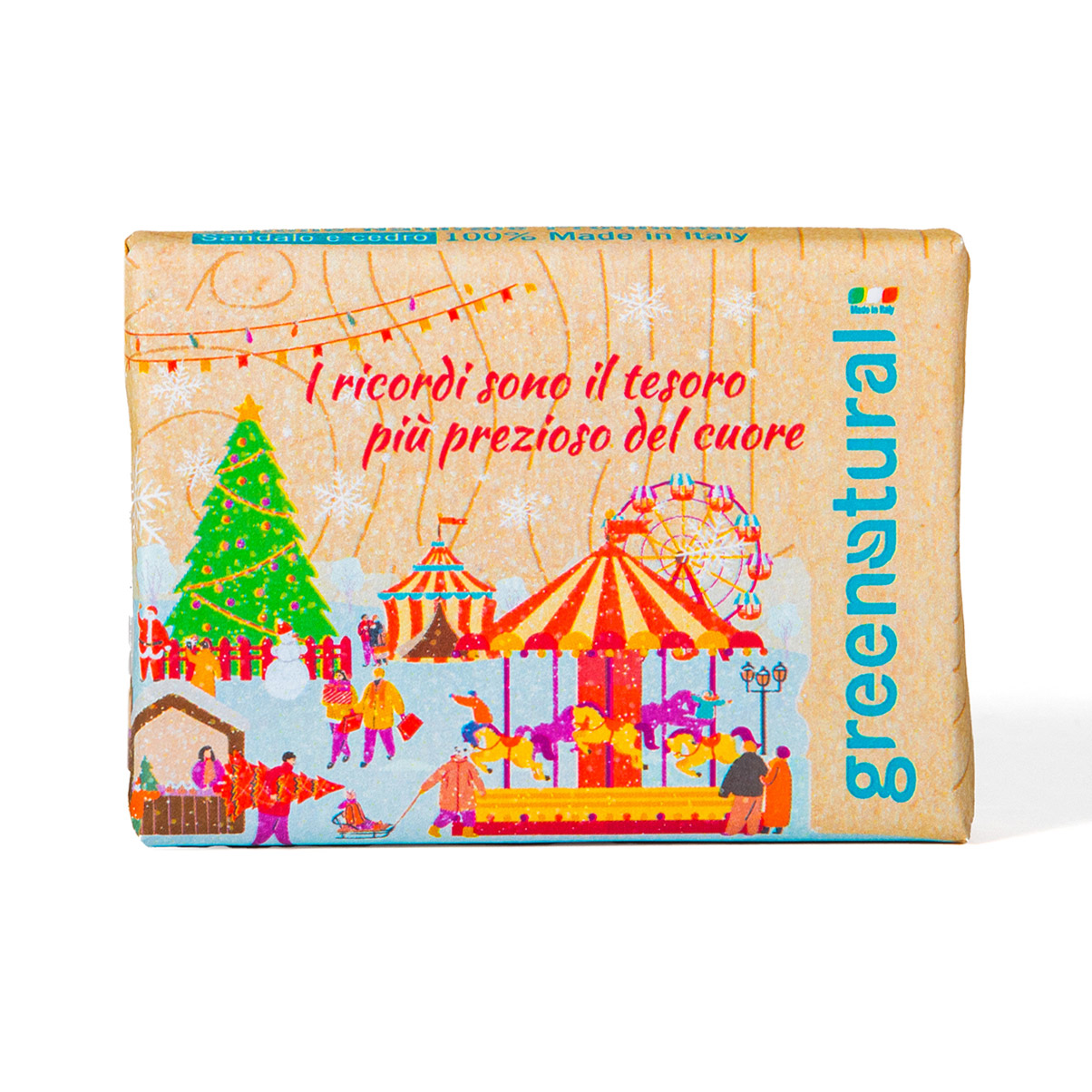 Коледен сапун XMAS EDITION „Въртележка“ - 75 г Greenatural Коледен сапун XMAS EDITION „Въртележка“ - 75 г Greenatural