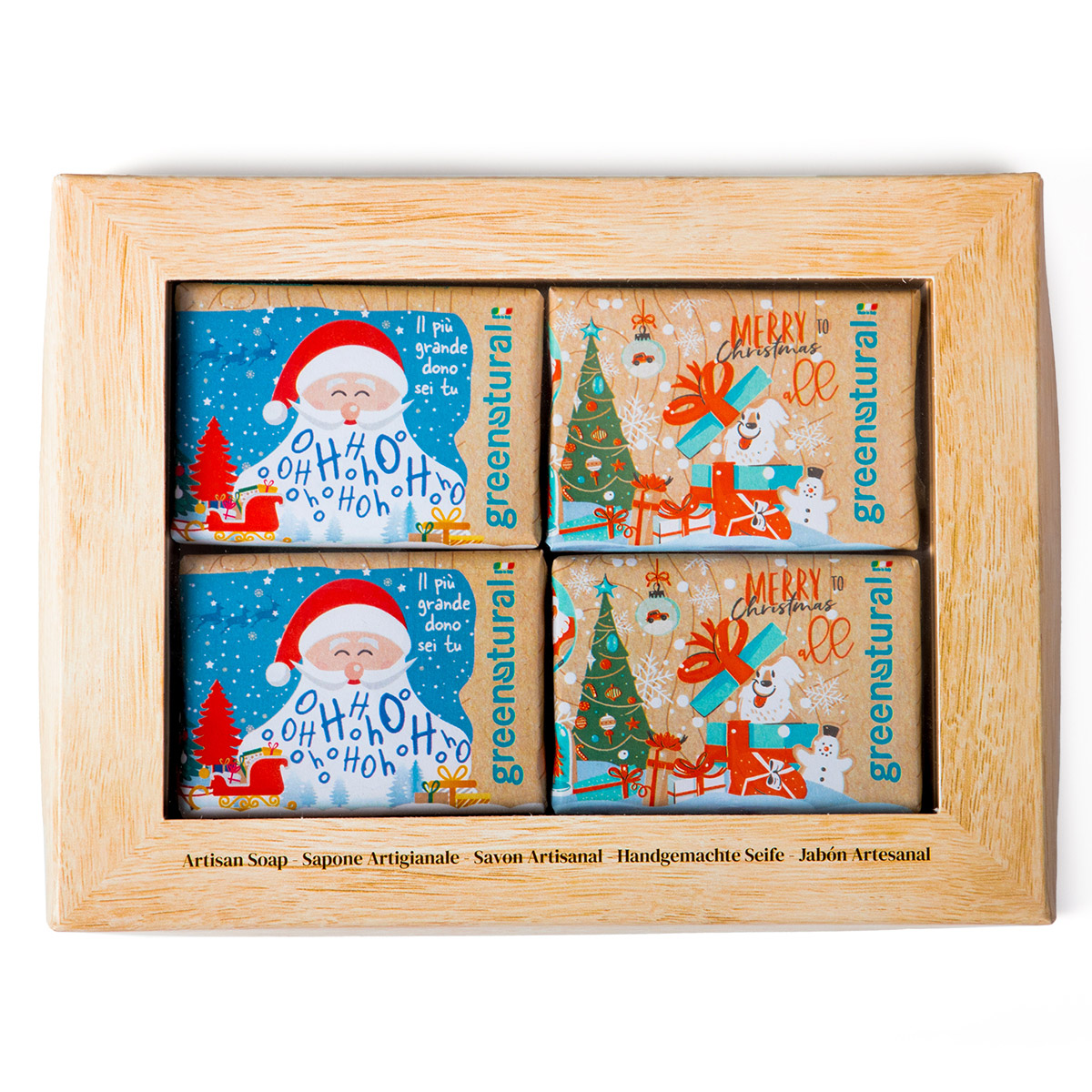 Кутия с 4 ароматни сапуна – с рамка за снимка B Кутия с 4 ароматни сапуна – с рамка за снимка B