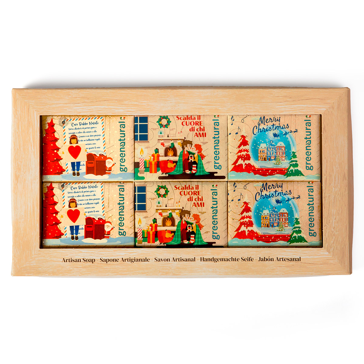 Кутия с 6 ароматни сапуна – с рамка за снимка А Кутия с 6 ароматни сапуна – с рамка за снимка А