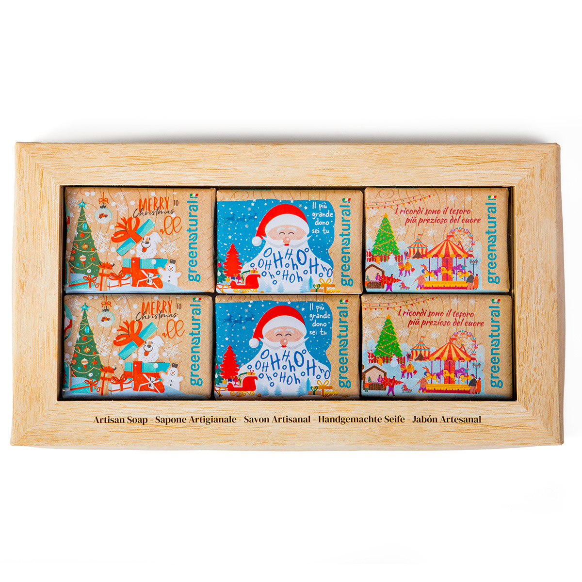 Кутия с 6 ароматни сапуна – с рамка за снимка B Кутия с 6 ароматни сапуна – с рамка за снимка B